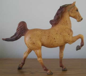 Breyer #1130 Firefly Red Roan Five Gaiter Commander Saddlebred ASB SR Fall Collectors Edition 2000