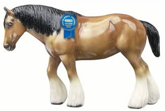 Breyer #1210 Monarch Glossy Bay Shire Blue Ribbon Special Run Spring Collectors Edition 2003