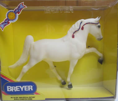 Breyer #701700 Tennessee Walking Horse V White TWH SR Midnight Sun WCHE 2000