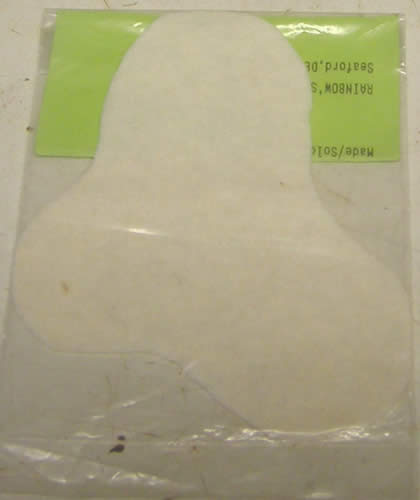 Model Horse Tack Props Breyer English Saddle Pad Shaped Pad