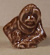 Vintage Wade Whimsies Orangutan Red Rose Tea China Orangutan Figurine England