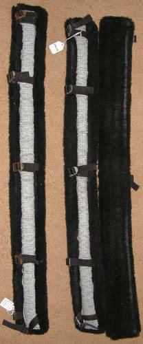 Fleece Driving Harness Pad Fleece Breastcollar Pad Fleece Britching Breeching Pad Black