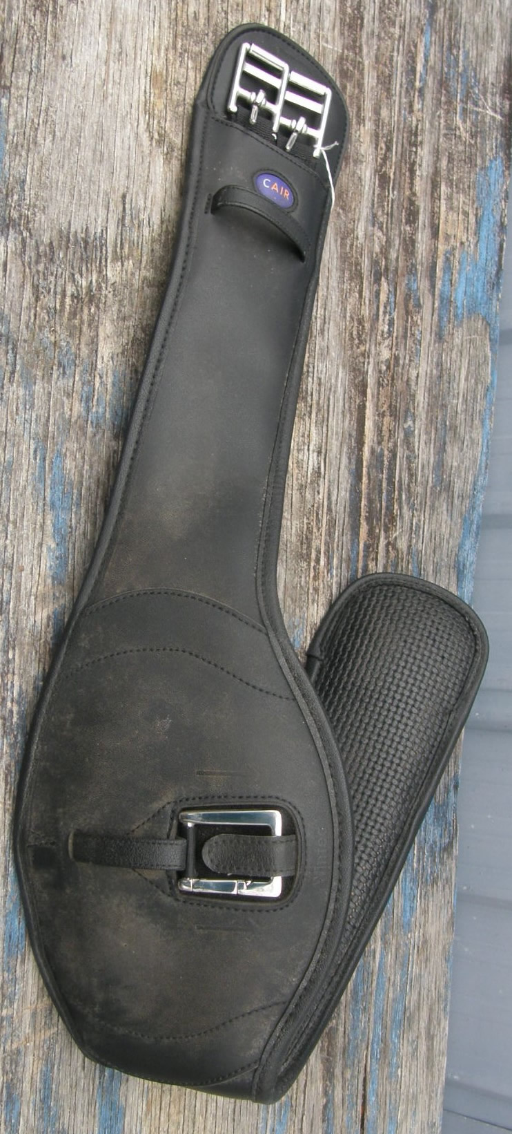 38" Wintec Cair Elastic English Girth Anatomic Shaped Girth Black