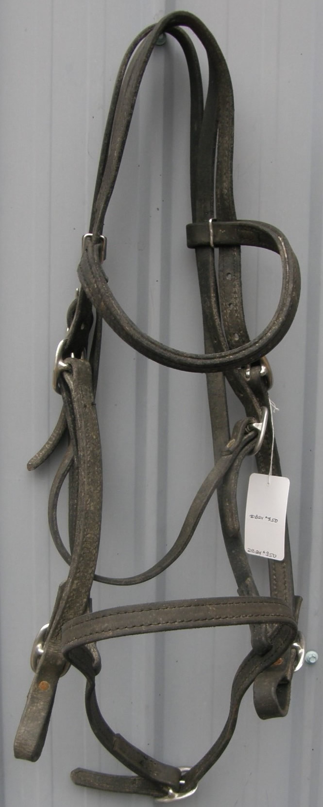 Draft Horse Bridle English Headstall Snaffle Bridle O/S WB English Bridle Black
