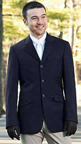 RJ Classics Essential Collection Mens Show Coat English Jacket Hunt Coat English Riding Jacket Mens 32R Dark Navy Blue