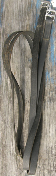 Stubben English Stirrup Leathers XLong Dressage English Leathers Black 1" x 66"