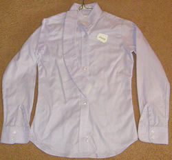 Childs Essex Signature Collection Long Sleeve English Show Shirt Lavender Block