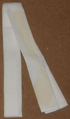 Untied Stock Tie English Hunt Tie Driving Dressage Stock Tie Un-Tied Stock Tie