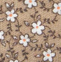 Floral Print Fabric Cotton/Poly Dress Material Calico Material Remnant