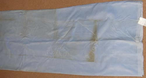 Light Blue Corduroy Fabric Cotton/Poly Dress Material Remnant