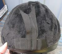 Velveteen Helmet Cover lack Fleece Helmet Cover