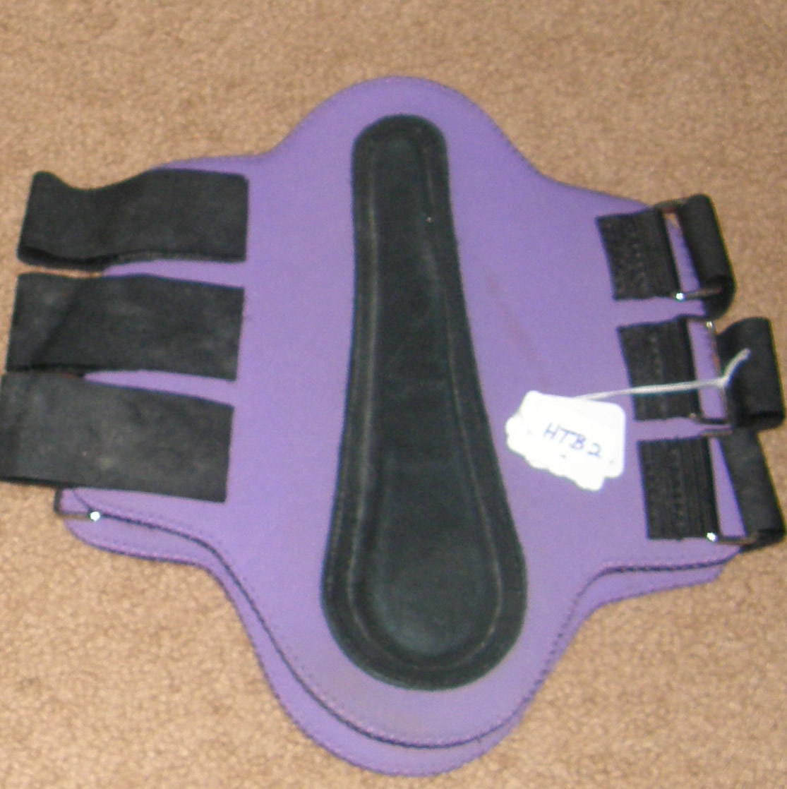 Neoprene Tendon Boots Splint Boots Leg Protection L Horse Purple Lavender