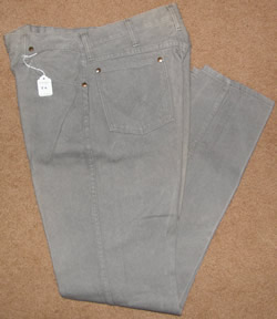 Wrangler 5 Pocket Denim Gray Jeans