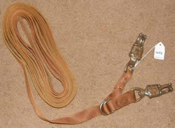 V Style Nylon Lunge Line Double Snaps Equalizing Lunge Line 19' Heavy Duty Longe Line