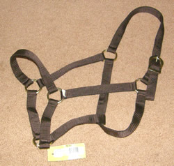 Tex Tan Nylon Halter L Horse Halter Brown