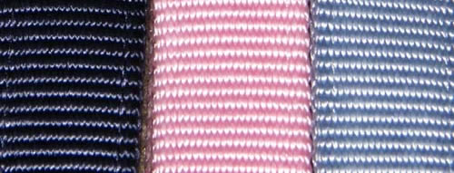 Unbridled Equine 1” Deluxe Adjustable Nylon Halter Cob Horse Nylon Halter with Throat Snap Lt Blue Navy Blue Pink