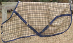 72" OF Curvon Baker Blanket Stable Blanket Horse Plaid