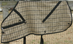 68" - 70" OF Baker Blanket Stable Blanket Horse Plaid