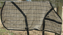 68" - 70" OF Baker Blanket Stable Blanket Horse Plaid