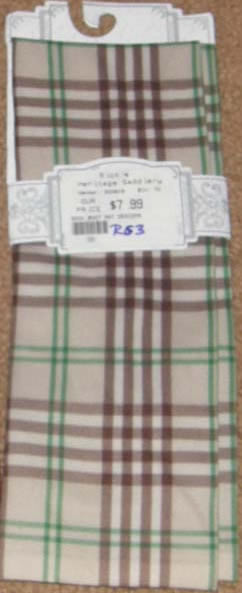 Sox Trot Boot Socks Riding Socks English Boots Socks Womens Knee Hi's Green/Tan Plaid