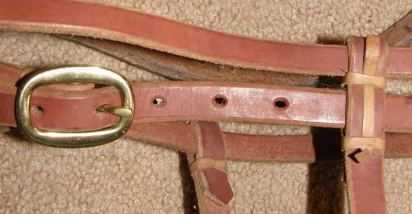 Weaver Harness Leather Western Headstall Water Loops Split Reins Curb Chain Lt Oil Browband Western Bridle Set Horse