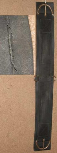 Western Girth Neoprene Western Cinch 33” Black