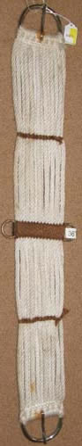 Western Girth 15 Strand Western String Girth Western Cinch 36" Off White