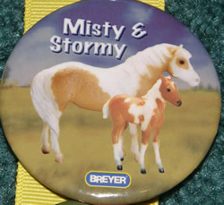 #1286 Misty & Stormy Chincoteague Pony Breyer Horse Button Pin