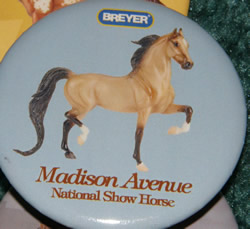 #1179 Madison Avenue National Show Horse Breyer Button Pin