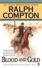 Western book Blood And Gold By Ralph Compton 