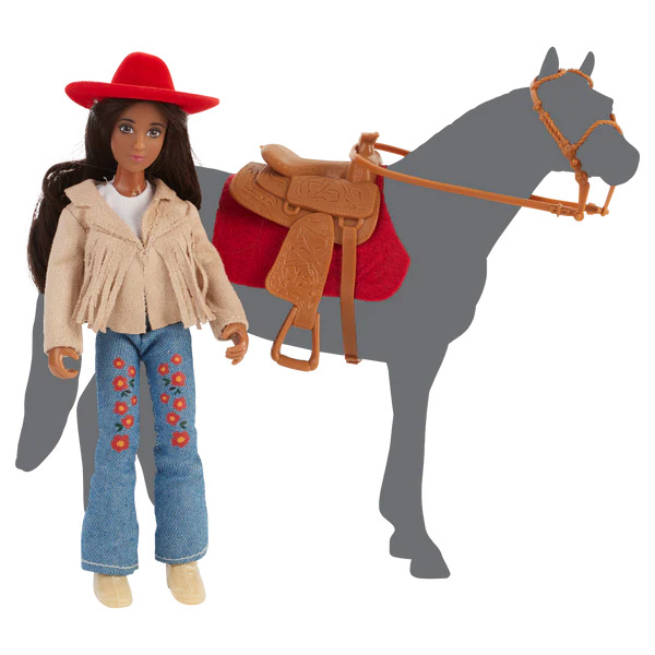 Breyer Horse B-FS-10719 Sylvie The Western Rider Doll & Tack Set