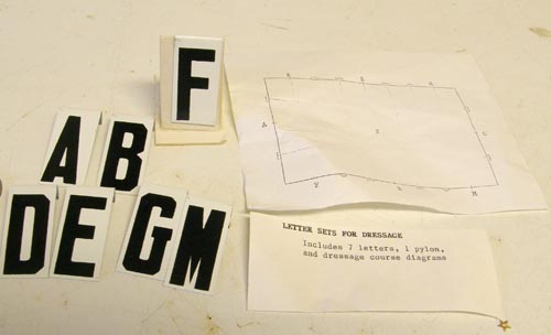 Breyer Model Horse Tack Props Dressage Test & Letter Set for Breyer Horses