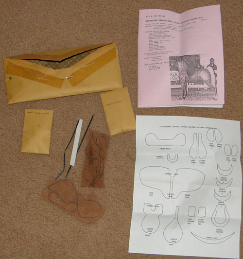 K & L Model Horse Tack Making Kit DIY Classic Cutback Saddle Set Breyer Classic English Saddle Kit Park Saddleseat Saddle Making Set