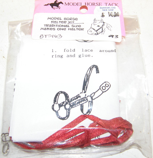 Breyer Model Horse Tack Props Model Horse Traditional Nylon Halter Making Kit Model Horse Halter Kit