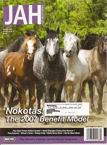 Breyer Just About Horses JAH March/April 2007 Volume 34 Number 2