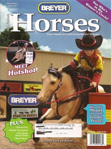 Breyer Just About Horses JAH July/August 2007 Volume 34 Number 4