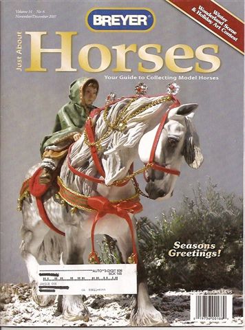 Breyer Just About Horses JAH November/December 2007 Volume 34 Number 6