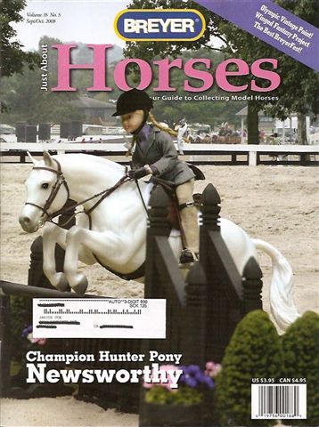 Breyer Just About Horses JAH September/October 2008 Volume 35 Number 5