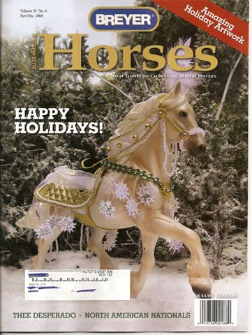 Breyer Just About Horses JAH November/December 2008 Volume 35 Number 6