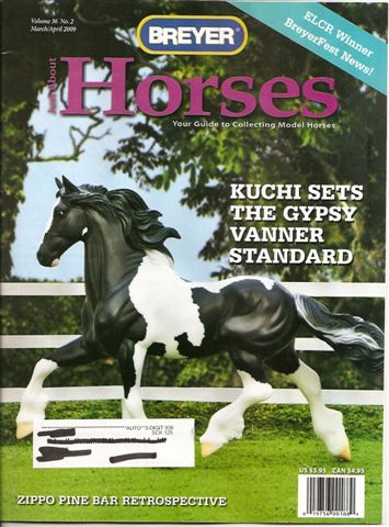 Breyer Just About Horses JAH March/April 2009 Volume 36 Number 2