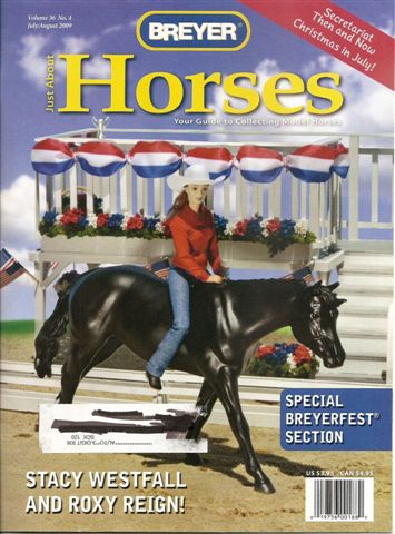 Breyer Just About Horses JAH July/August 2009 Volume 36 Number 4