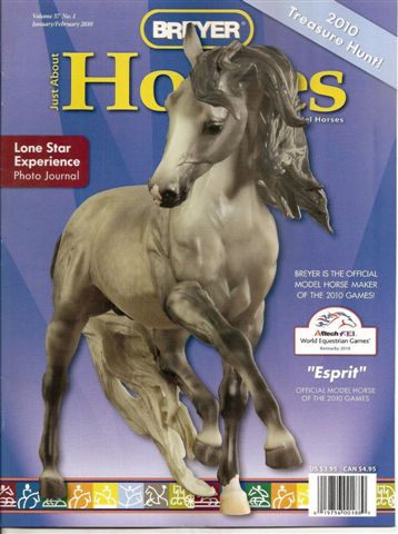Breyer Just About Horses JAH January/February 2010 Volume 37 Number 1