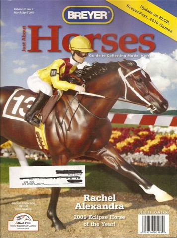 Breyer Just About Horses JAH March/April 2010 Volume 37 Number 2