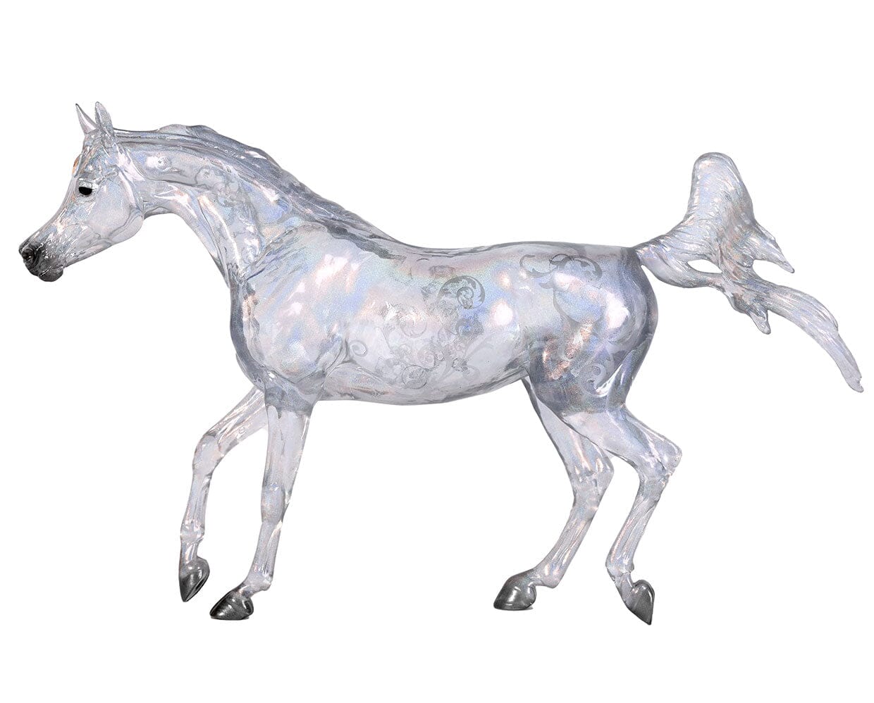 #B-FS-10253 Radiance 75th Anniversary Series Limited Edition Clearware Classic Prancing Arabian Mare