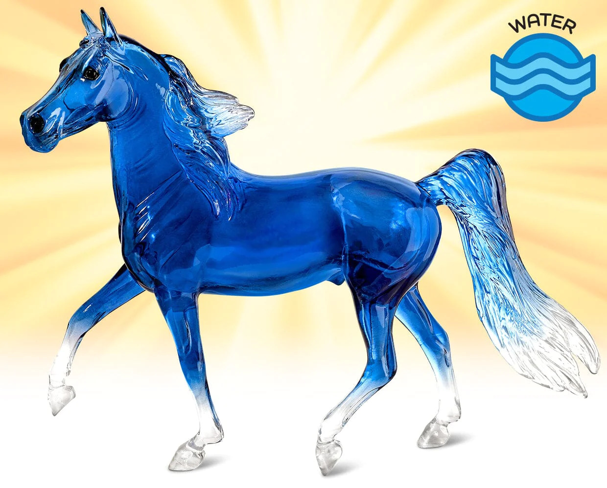 Breyer #B-TR-10067 Element Series Kai Water Decorator Blue Morgan Stallion