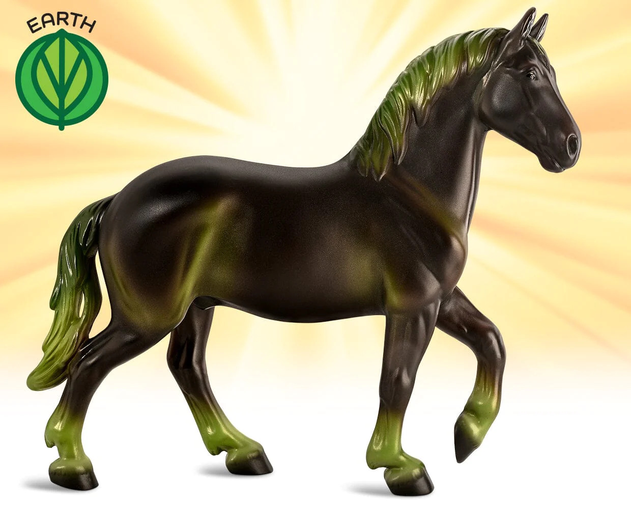 Breyer #B-TR-10072 Element Series Terran Earth Decorator Brabant Walking Draft Horse