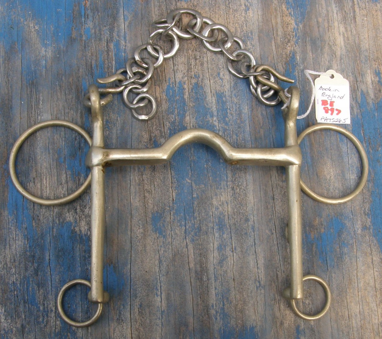 Vintage Kangaroo Bit? Never Rust 5" Ported Mouth Weymouth Snaffle Bit Combo Bit Fulmer Pelham Bit Double Bridle Bits Made England