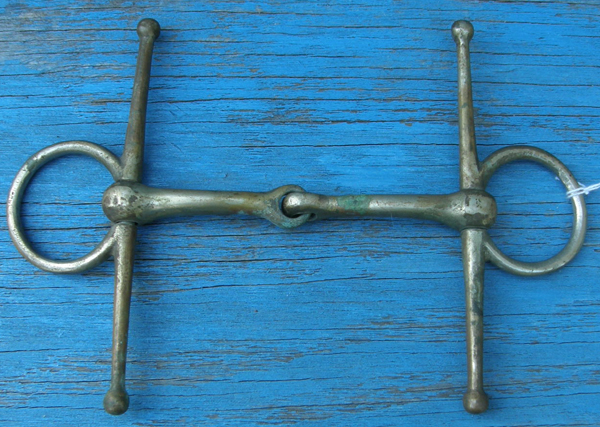 Vintage Never Rust 4 3/4”-5" Full Cheek Snaffle Bit Full Cheek Bit
