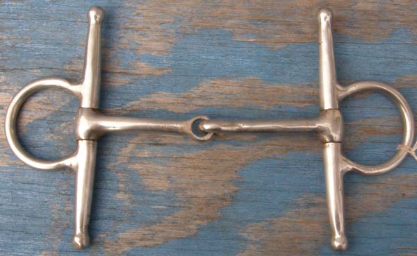 4 3/4" Full Cheek Snaffle Bit English Pony Bit Full Cheek Bit