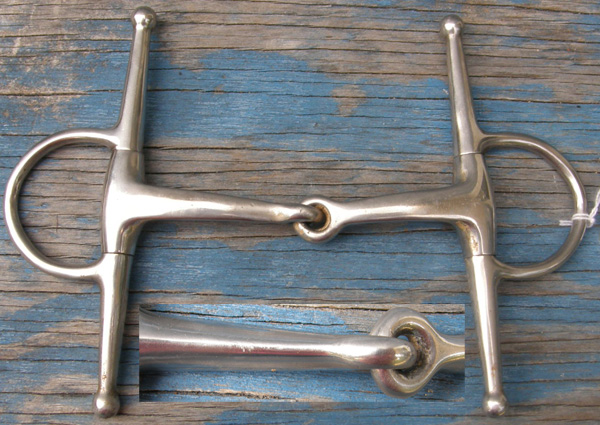 4 3/4” Triangle Mouth Full Cheek Snaffle Bit Triangle Full Cheek Snaffle Bit